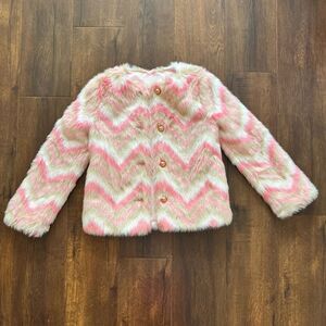 Janie and Jack girl coat size 7-8 used condition